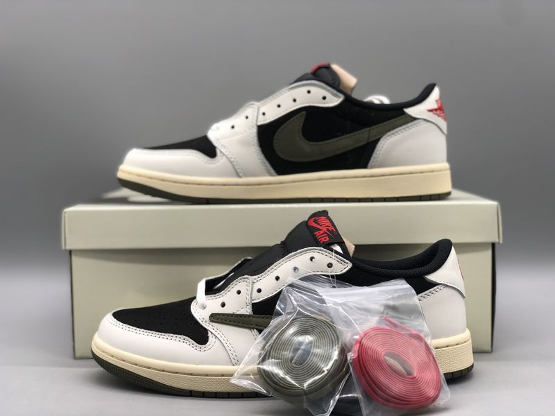 Travis Scott x Air Jordan 1 Low OG Olive For Men and Women